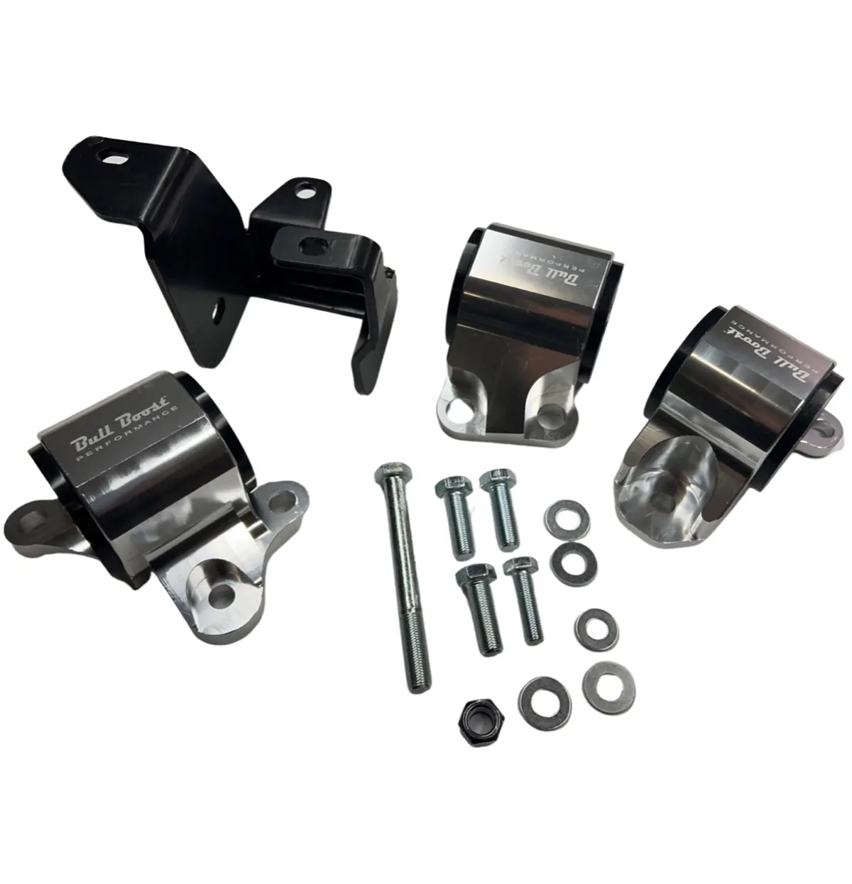 D-Series 2 Bolt Billet Motor Mount Swap Kit 96-00 Polyurethane D15 D16 Ek 1