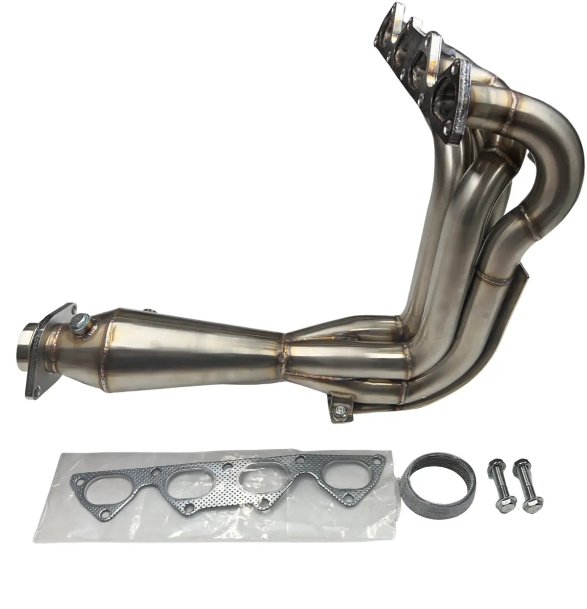 B Series Megaphone Header 4-1 Collector Rf V2 B16 B18 B20 Rmf Skid Plate Pipe 1