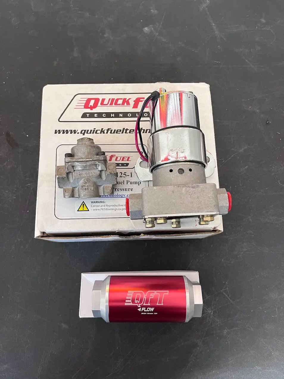 Qft Fuel Pump With Regulator & Filter 1