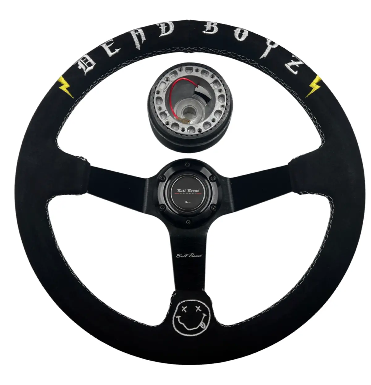 Deadboyz 6-Bolt Racing Steering Wheel + Hub Adapter Boss Kit For Honda Acura Civic, Del Sol, Integra 1