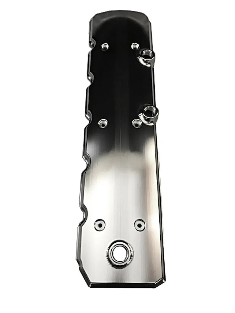 Bean Machine 06-Present Cummins Billet Rounded Top Valve Cover W/Dual Ccv Outlets Comes With Oil Cap Cover 1