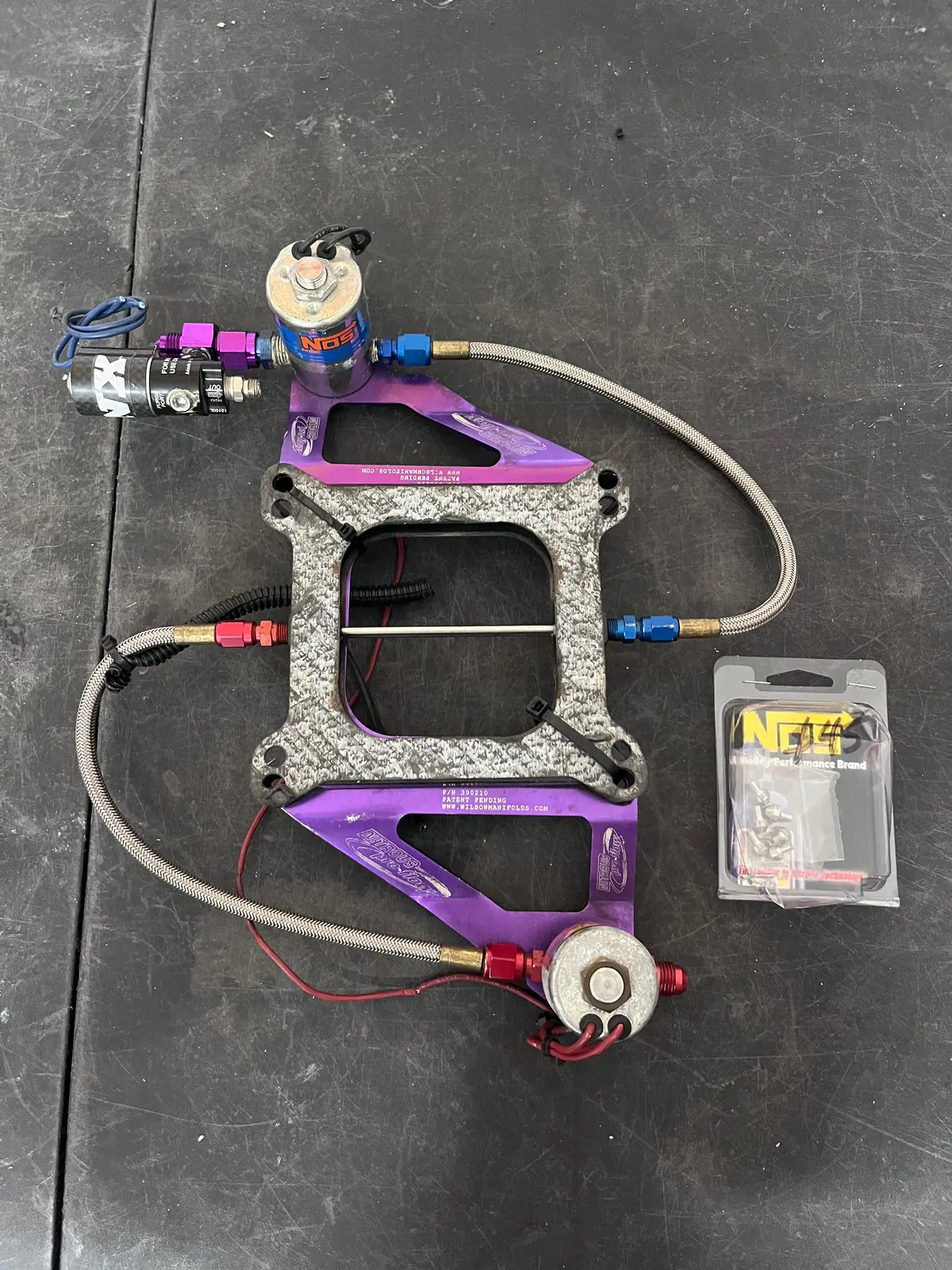 Nos Big Shot Nitrous System For 4150 Flange 400 Horsepower 1