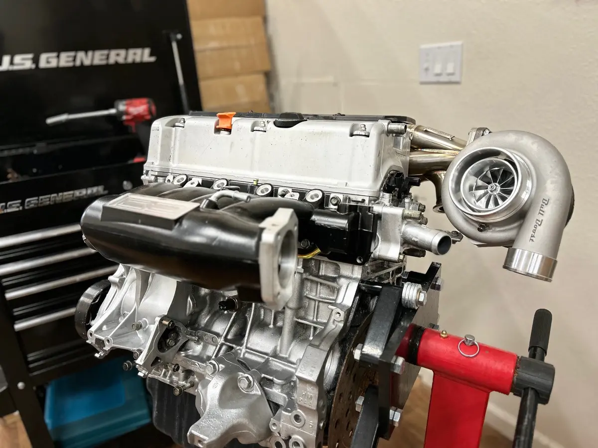 K Series Sidewinder Manifold K20 K24 T4 .82 Dual Ball Bearing Turbo K Swap Kit Eg Ek Civic Integra Dc2 Rsx Ep3 2