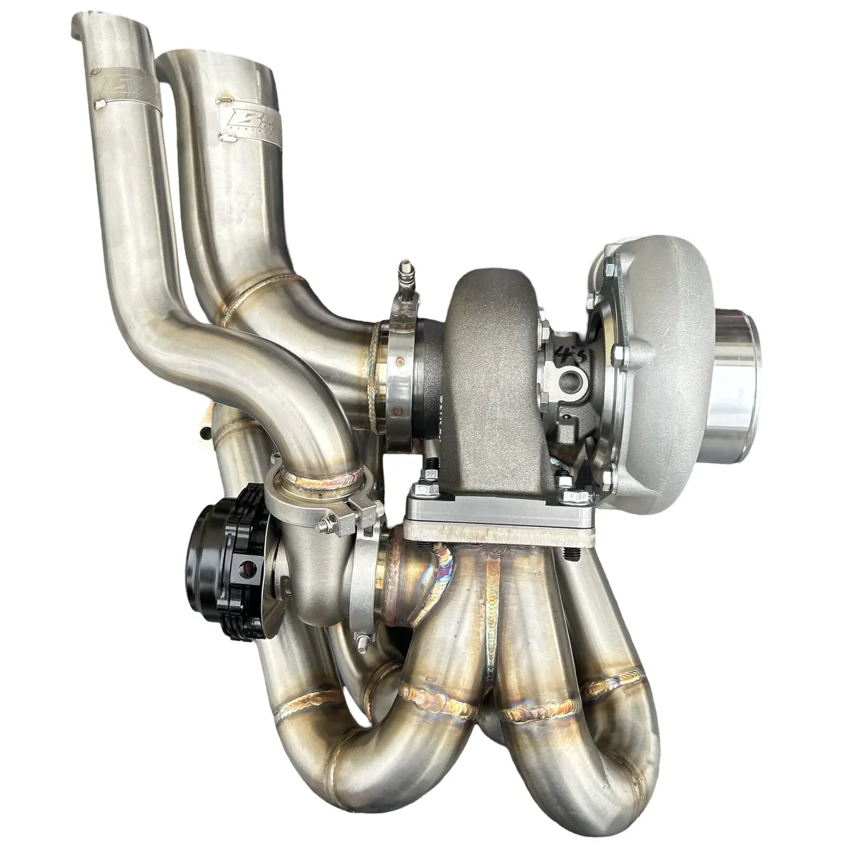 B Series Hood Exit T4 .82 Top Mount Turbo Manifold Kit Gsr Si B16 B18 B20 44Mm For Civic Si Dc2 1