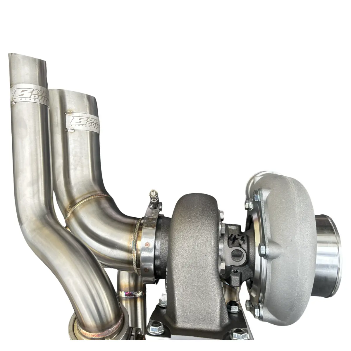B Series Hood Exit T4 .82 Top Mount Turbo Manifold Kit Gsr Si B16 B18 B20 44Mm For Civic Si Dc2 2