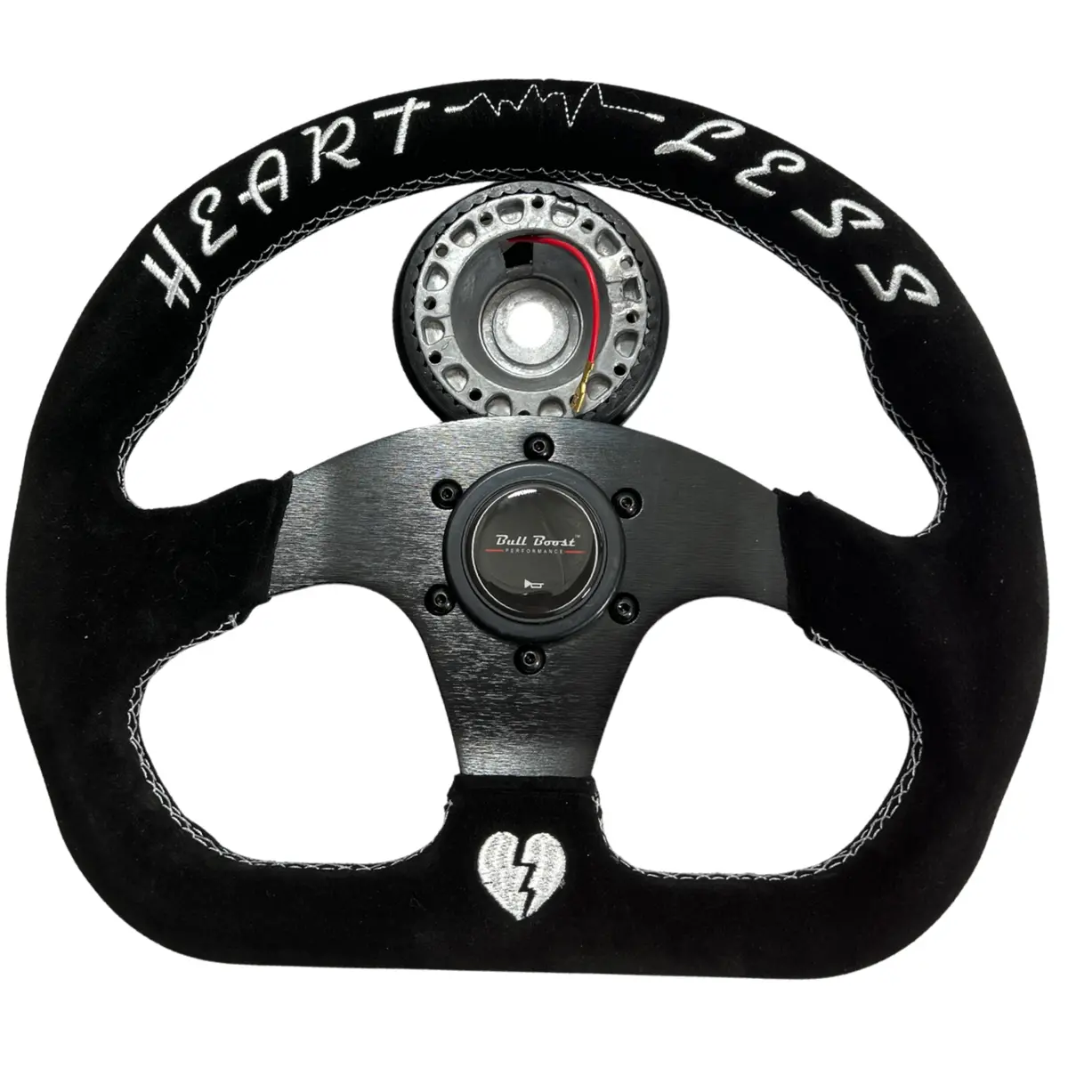 Suede Heartbreak Quadro Steering Wheel Hub Adapter Kit For Subaru Impreza Wrx Legacy Eclipse Lancer Galant Mirage 1