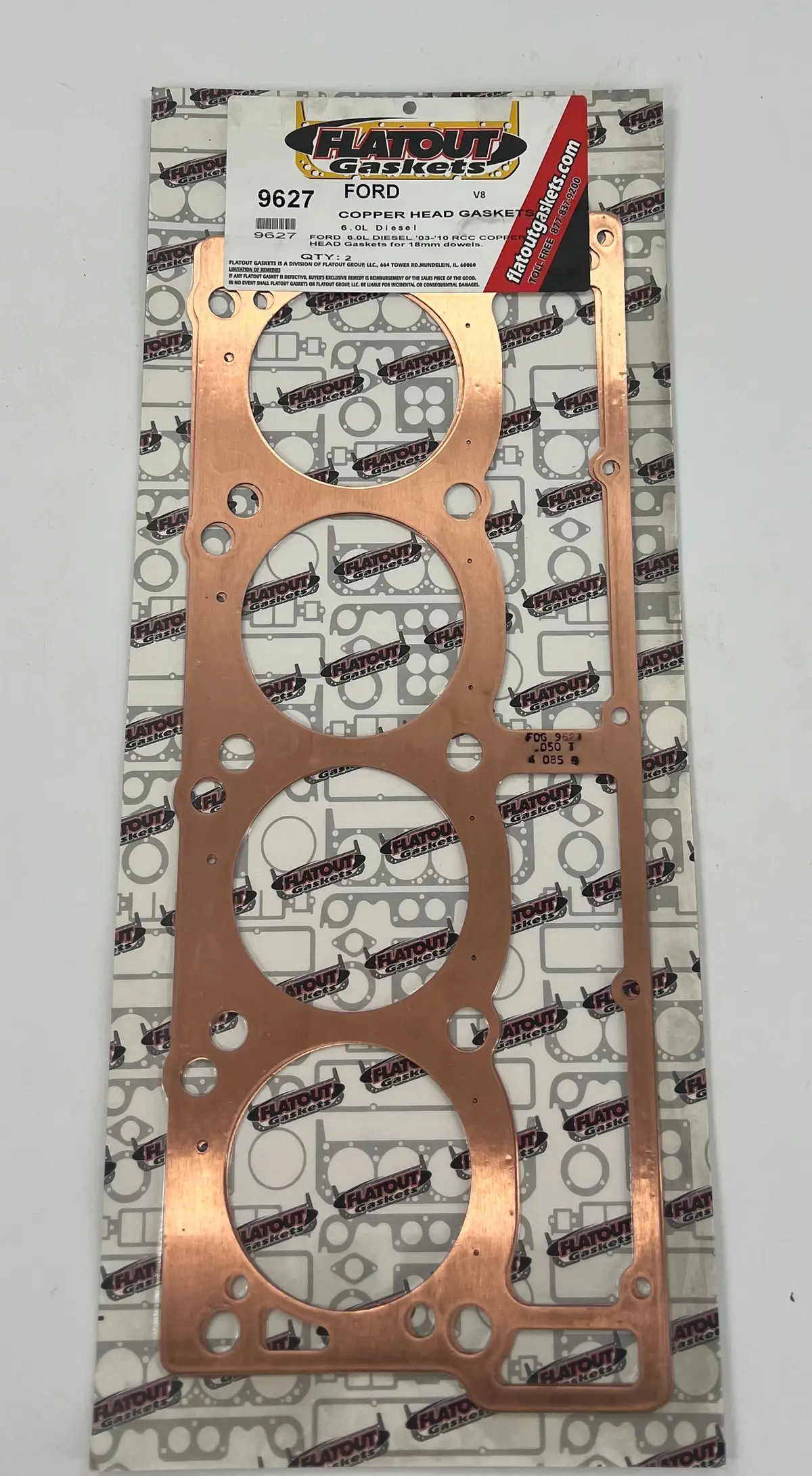 Flatout Gaskets Rcc Copper 18Mm Cylinder Head Gaskets 9627 1