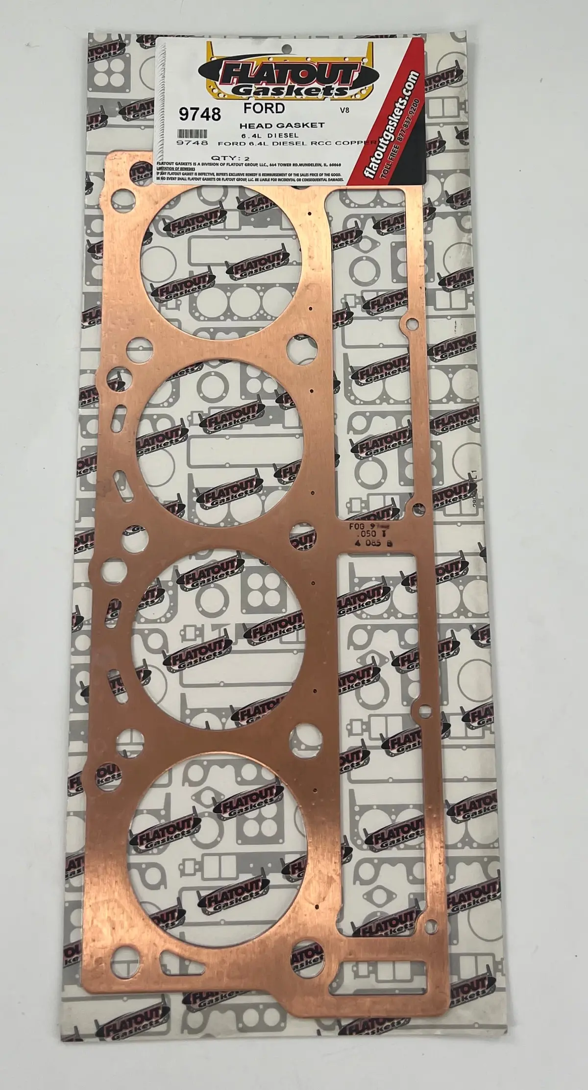 Flatout Gaskets Rcc Copper 6.4L Cylinder Head Gaskets 9748 1