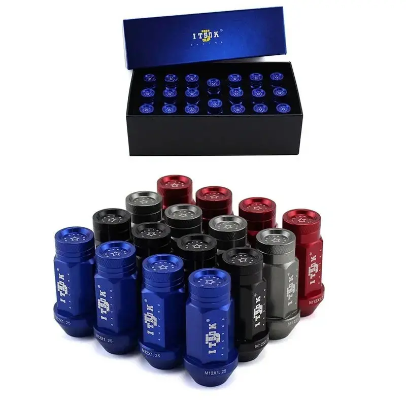 Itsok Lightweight Racing Wheel Lug Nuts 50Mm 1