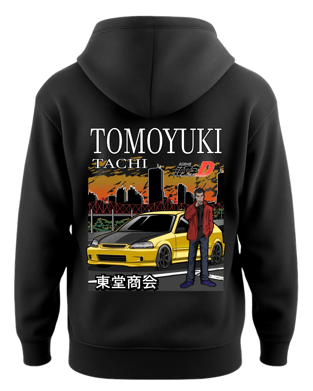 Initial D - Tomoyuki Tachi Edition Civic Type R Hoodie 1