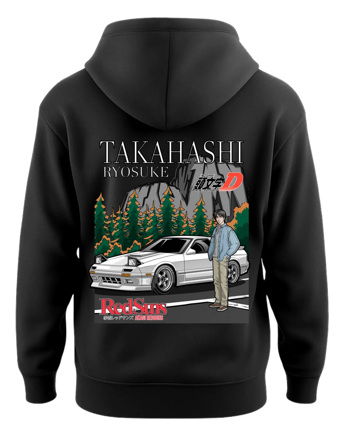 Initial D - Ryosuke Takahashi Edition Rx-7 Fc3s Hoodie 1