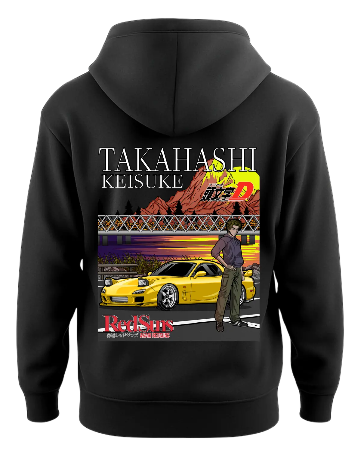 Initial D - Keisuke Takahashi Edition Rx-7 Fd3s Hoodie 1