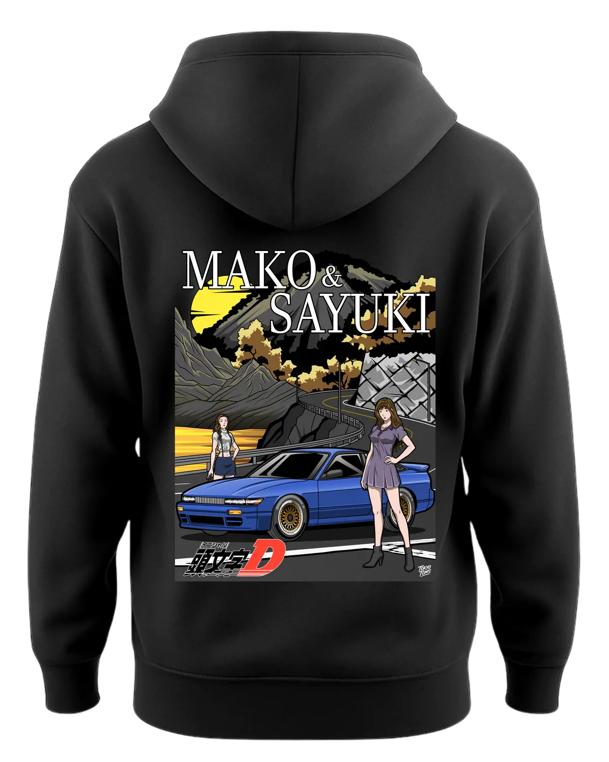 Initial D - Mako And Sayuki Edition Sileighty Hoodie 1
