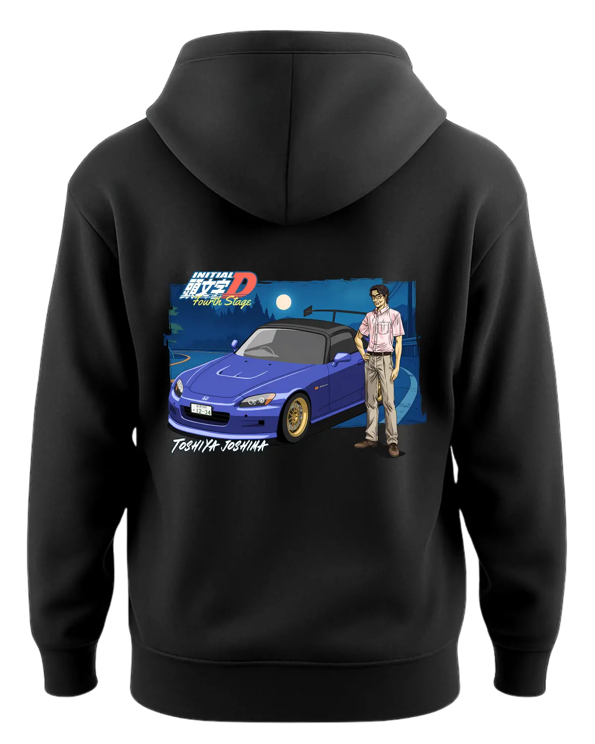 Initial D S2000 Toshiya Joshima Hoodie 1
