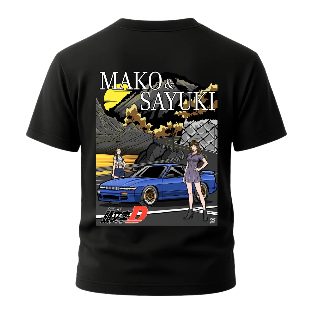 Initial D - Mako And Sayuki Edition Sileighty T-Shirt 1