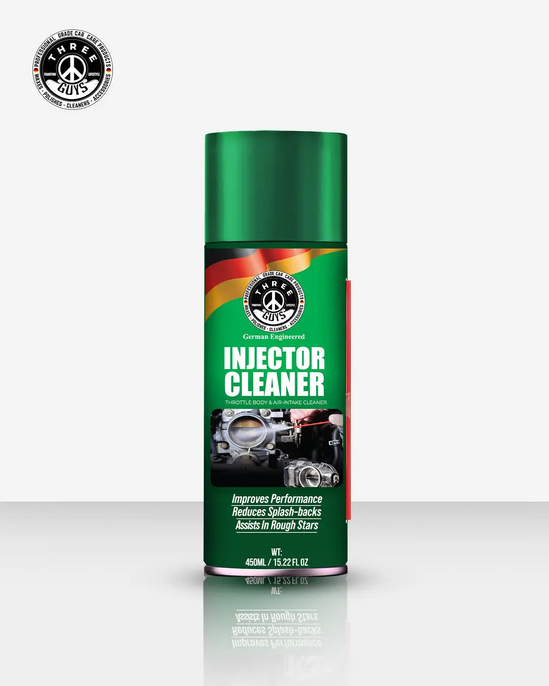 Injector Cleaner – Throttle Body, Air Intake, Carburetor & Choke Cleaner Three Guys - German Engineered 2
