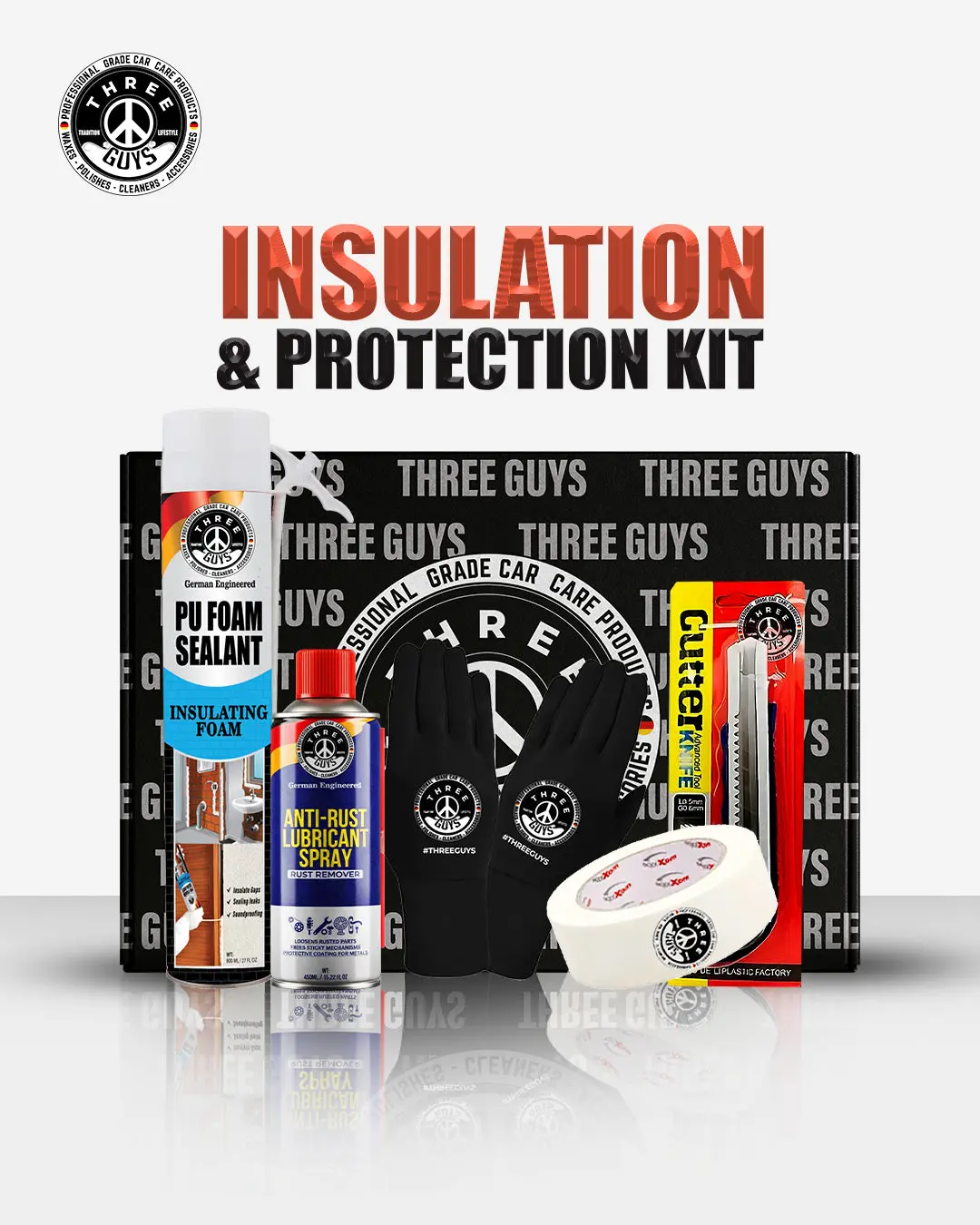 Insulation & Protection Kit – Complete Automotive & Industrial Solution – Three Guys 1