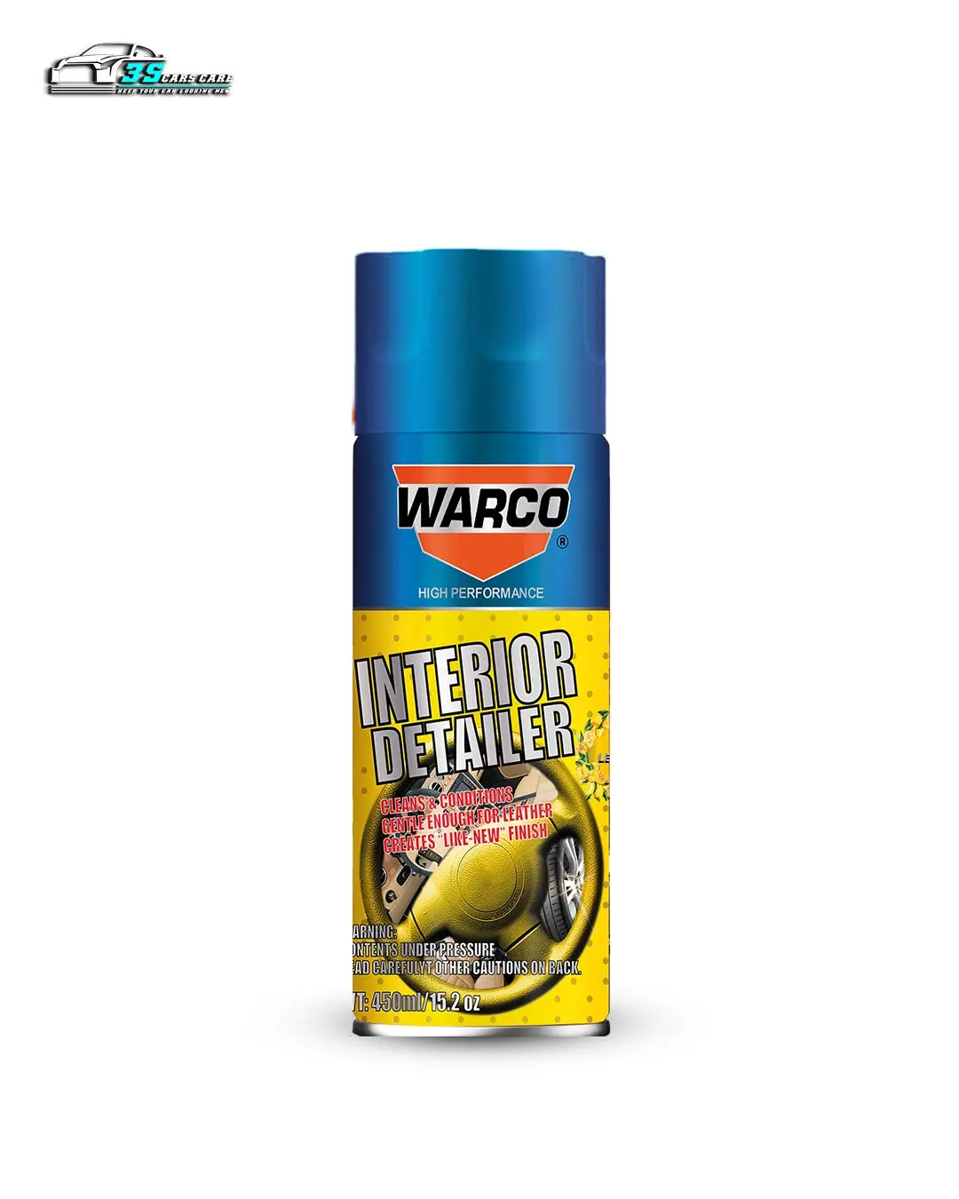 Warco Interior Detailer 450Ml – Dashboard Polish & Leather Conditioner With Lemon Fragrance 1