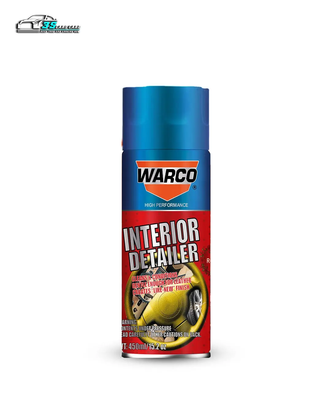 Warco Interior Detailer 450Ml – Dashboard Polish & Leather Conditioner With Rose Fragrance 1