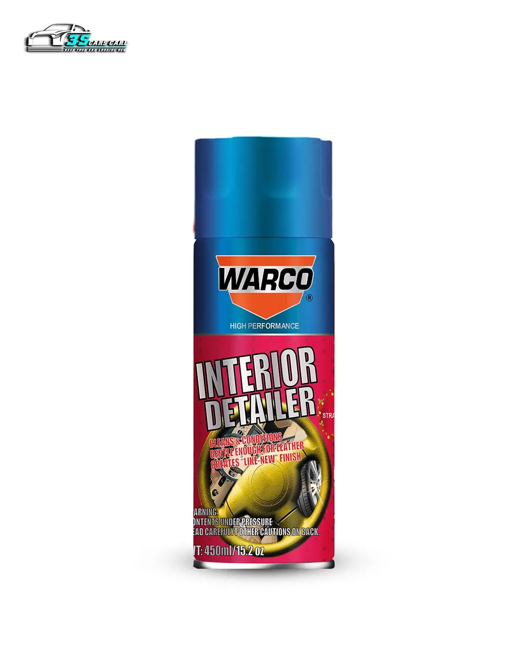 Warco Interior Detailer 450Ml – Dashboard Polish & Leather Conditioner With Strawberry Fragrance 1