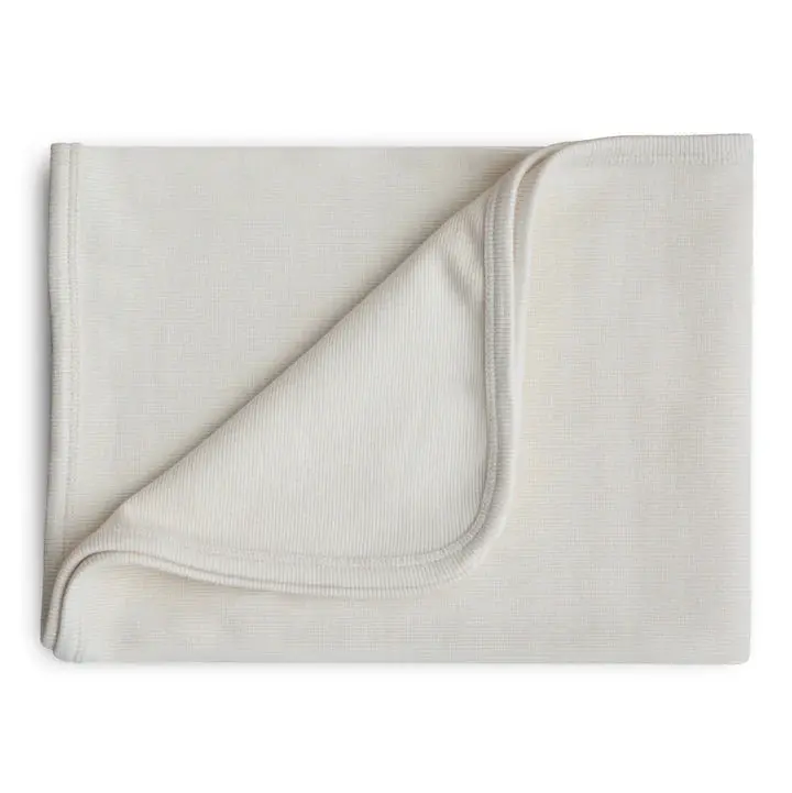 Ribbed Baby Blanket Various Colours 1