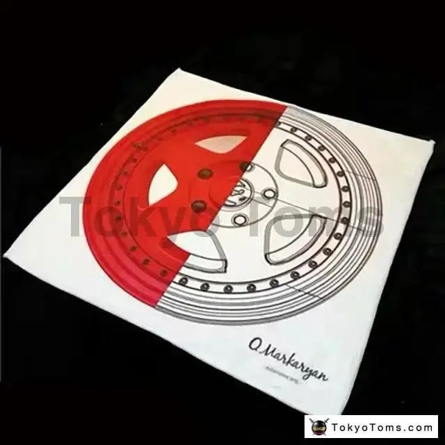 Japan Racing Jr6 Rims Jdm Car Towel 35Cm X 35Cm 1