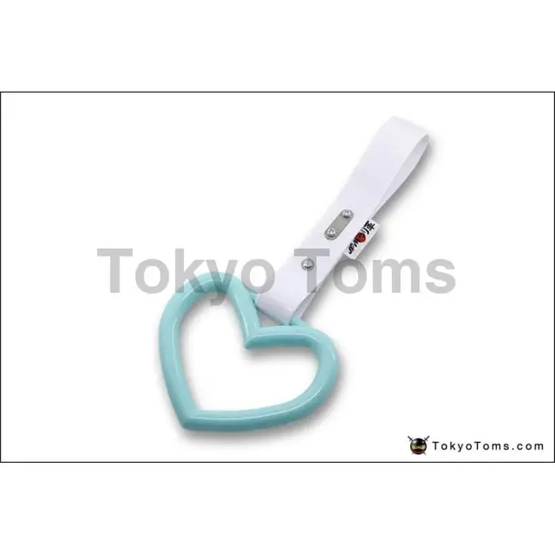Heart-Shapped Teal Tsurikawa / Jdm Bosozoku Ring 1