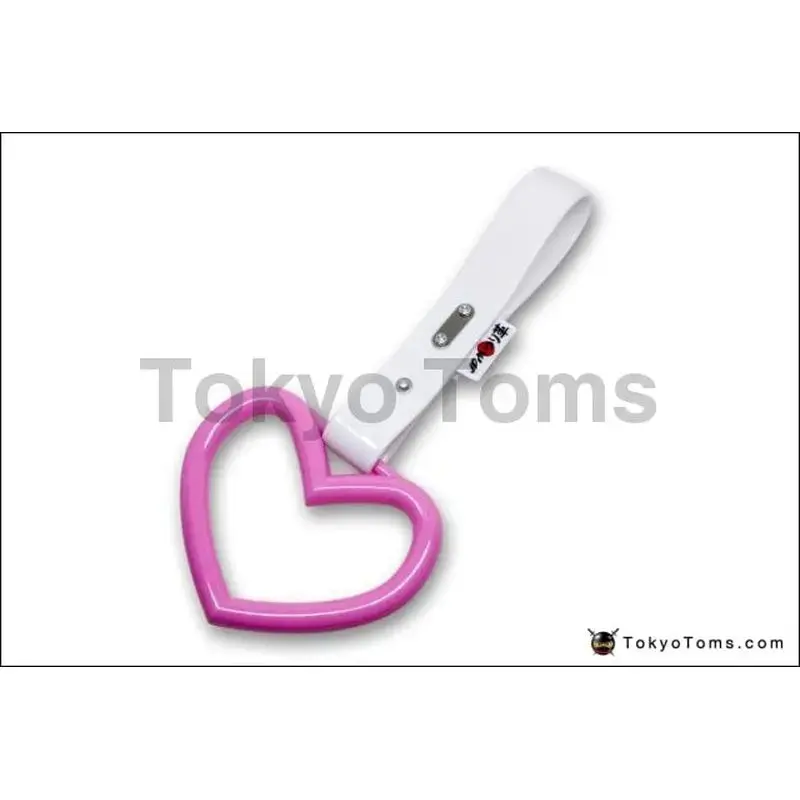 Heart-Shapped Pink Tsurikawa / Jdm Bosozoku Ring 1
