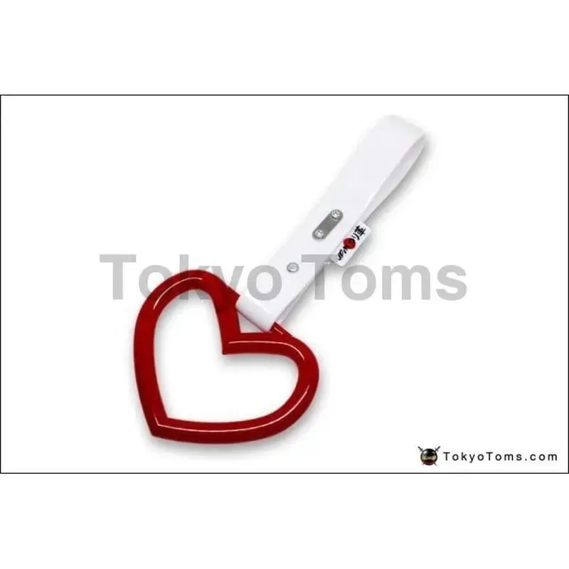 Heart-Shapped Red Tsurikawa / Jdm Bosozoku Ring 1