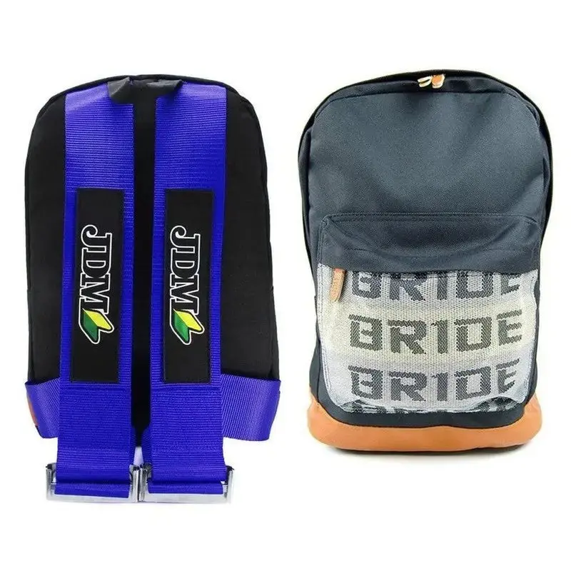 Jdm Backpack Bride Blue Straps 1