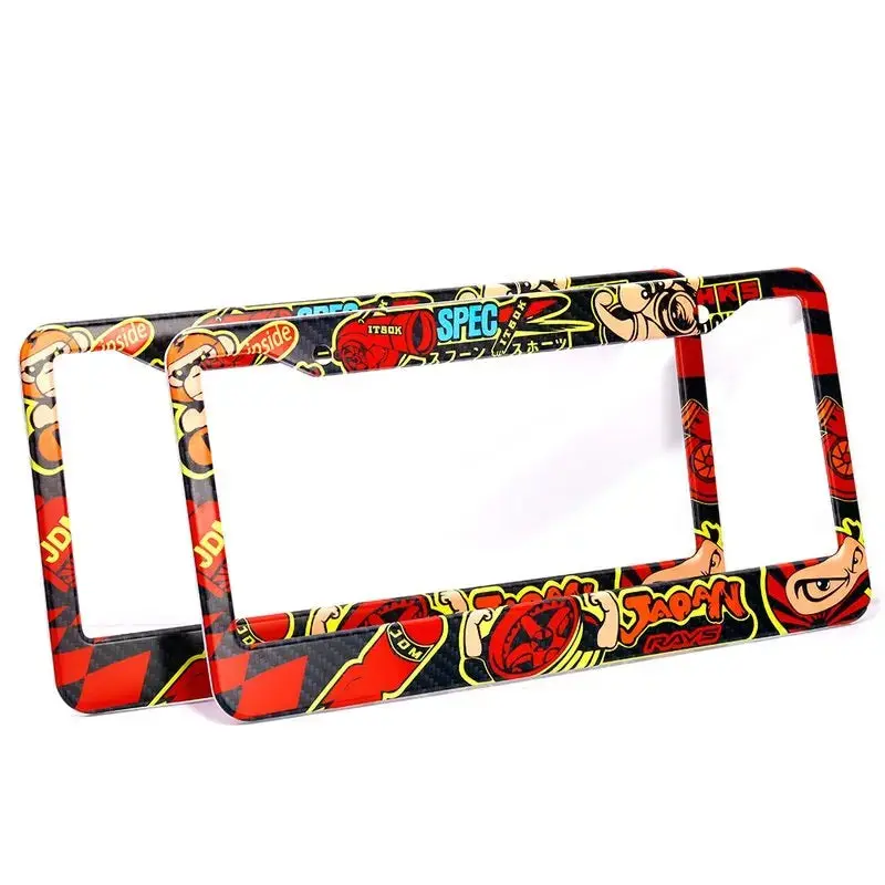 Jdm Graffiti Bomb License Plate Frame 1