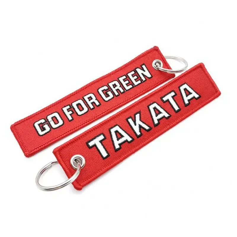 Jdm Keychain Jet Tag Tkt Red 1
