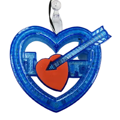 Jdm Led Strobe Love Heart (Blue) 1