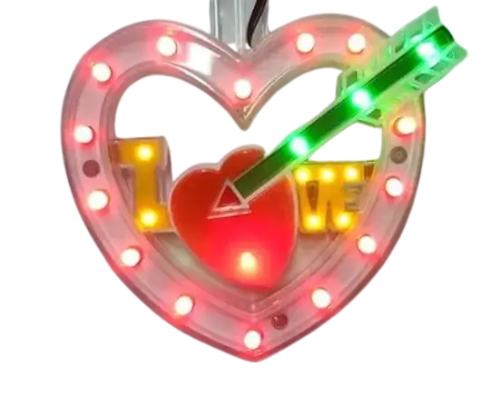 Jdm Led Strobe Love Heart (Red Led) 1