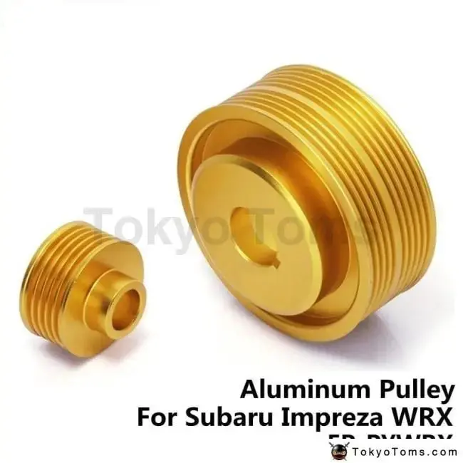 Jdm Performance Crank Pulley For Subaru Impreza Wrx 7 8 9 2.0L Wrx Gdb Gda Under Drive Crank Pulley Golden 1