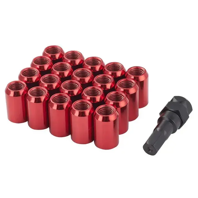 Jdm Slim Lug Nuts (Red) 1