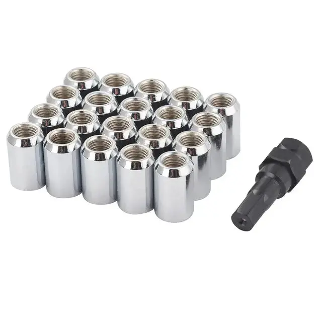 Jdm Slim Lug Nuts (Silver) 1