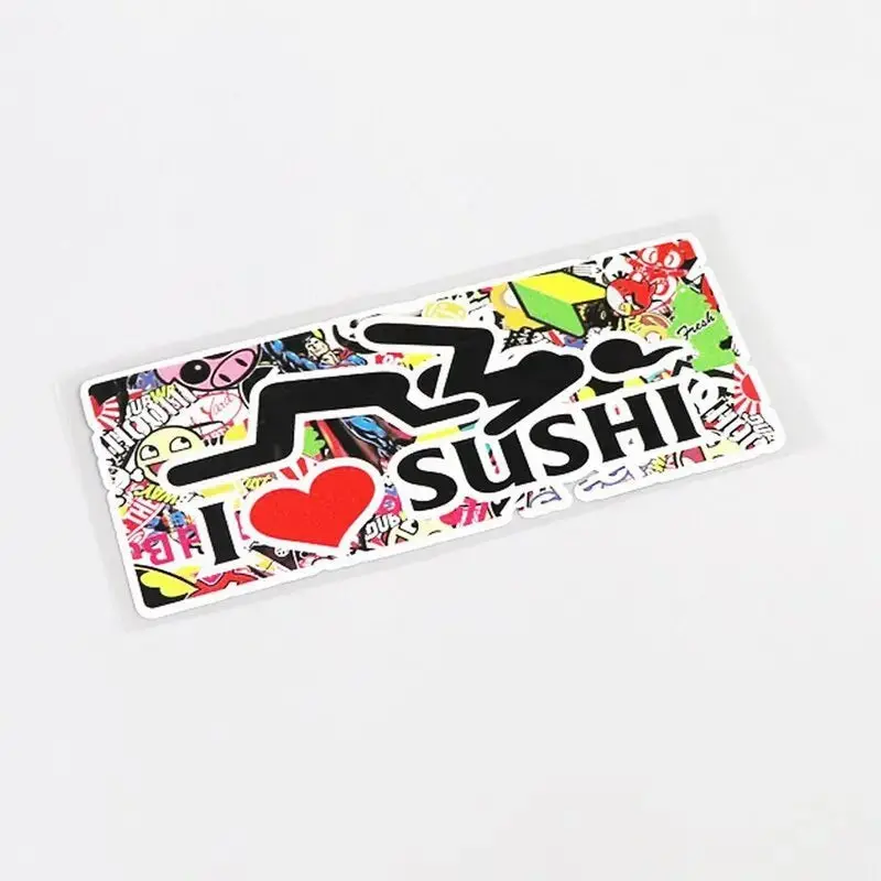 Jdm Stickers Bomb I <3 Sushi Sticker Decal 1