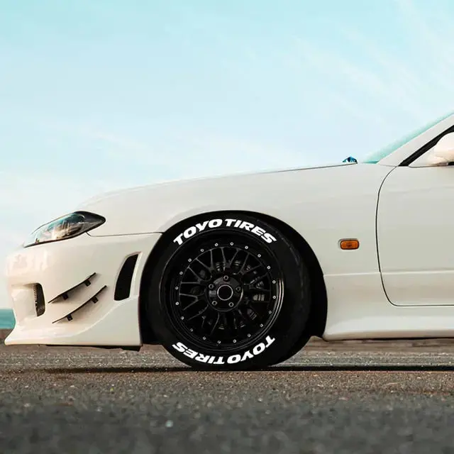 Jdm Toyo Tires Style Tyre Letter Stickers Set 1
