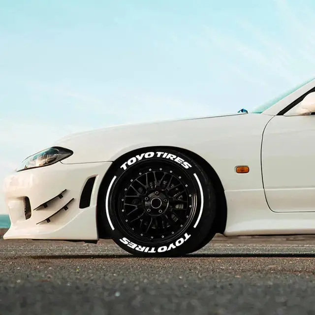 Jdm Toyo Tires Style Tyre Letter Stickers Set 2