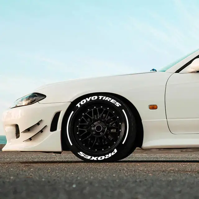 Jdm Toyo Tires Style Tyre Letter Stickers Set 6