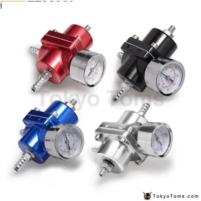 Jdm Universal 0-140 Psi Adjustable Fuel Pressure Regulator 1