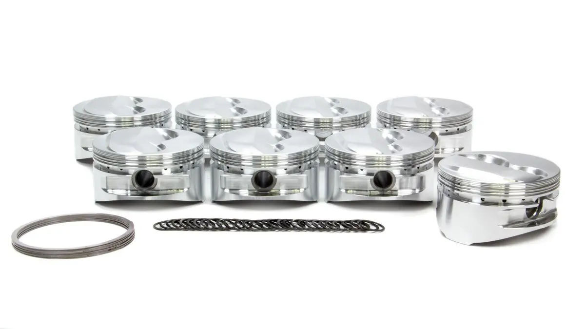 Je Sbc Dished Piston Set 4.155 Bore -28Cc 1