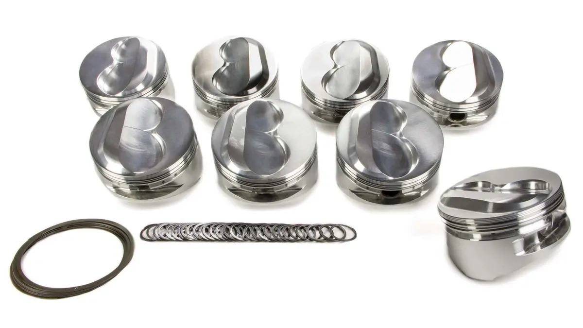 Je Sbc Domed Piston Set 4.185 Bore +10.9Cc 1