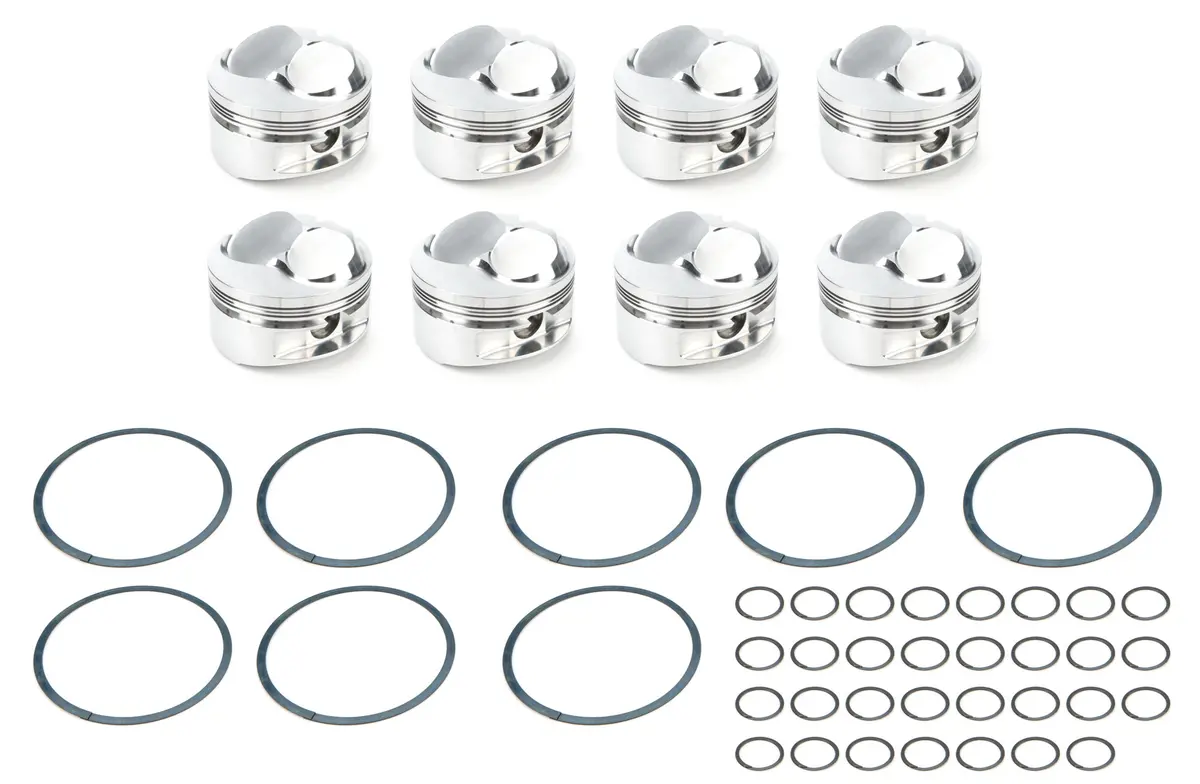 Je Bbc Domed Piston Set 4.500 Bore +45Cc 1