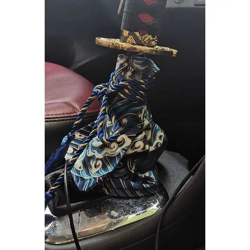 Japanese Waves Blue Gear Boot Cover 1