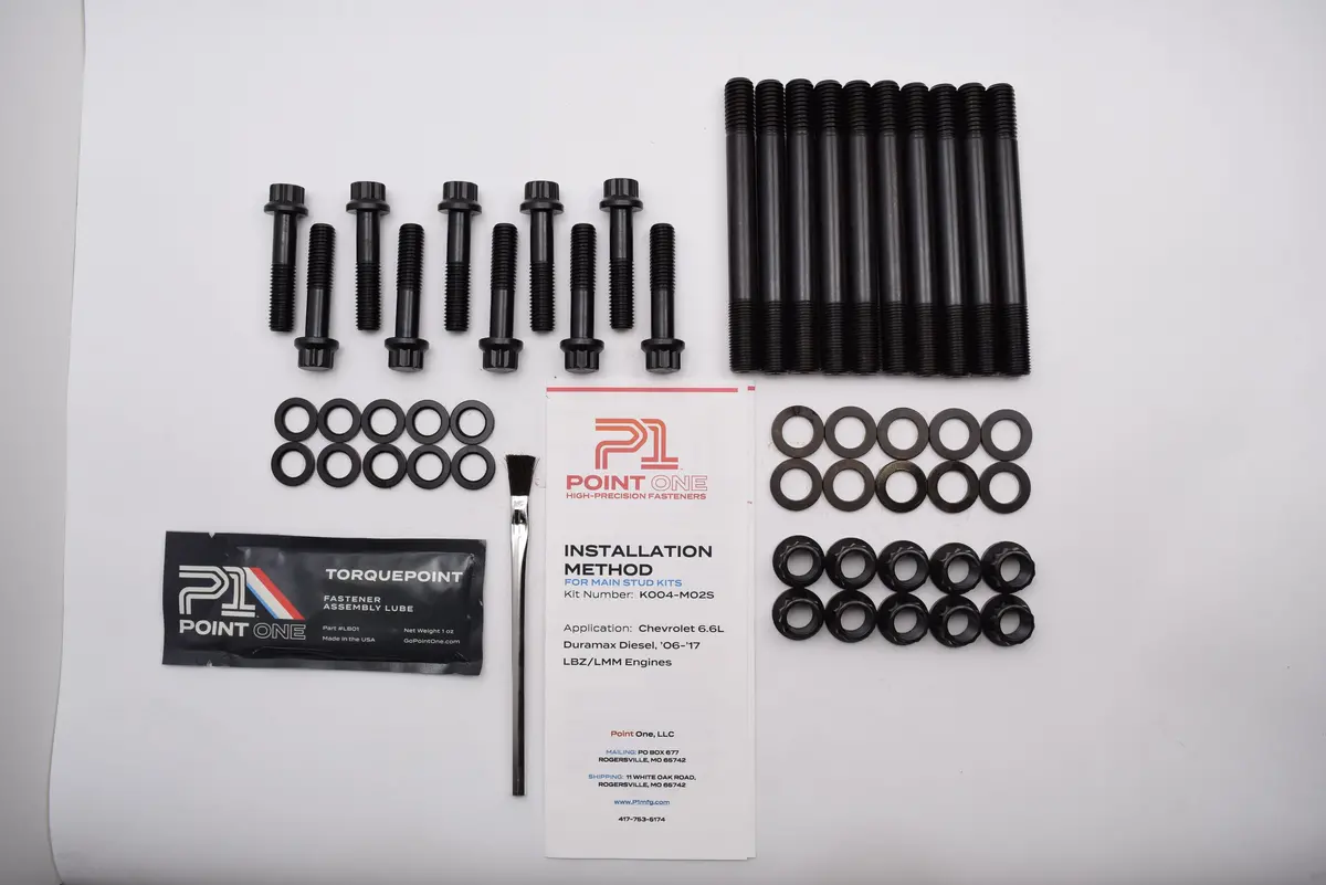 P1 6.6L Duramax Main Stud Kit (2006-2016) 1