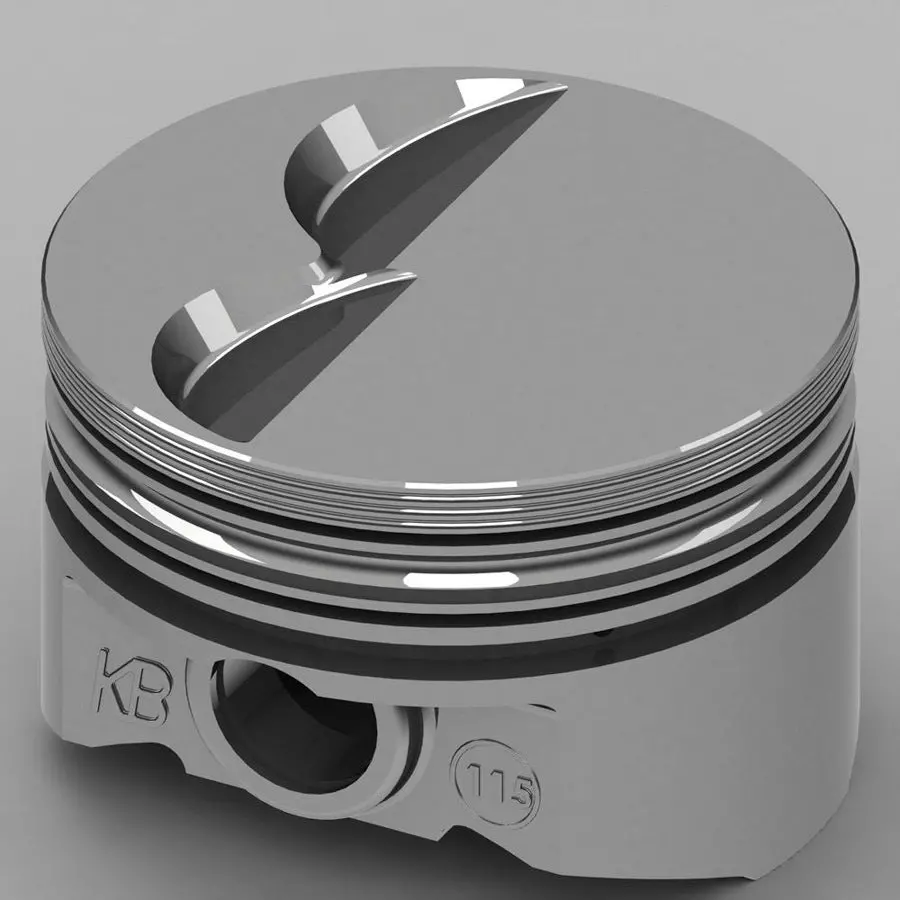 Kb Sbf Flat Top Piston Set 4.030 Bore -6.5Cc 1