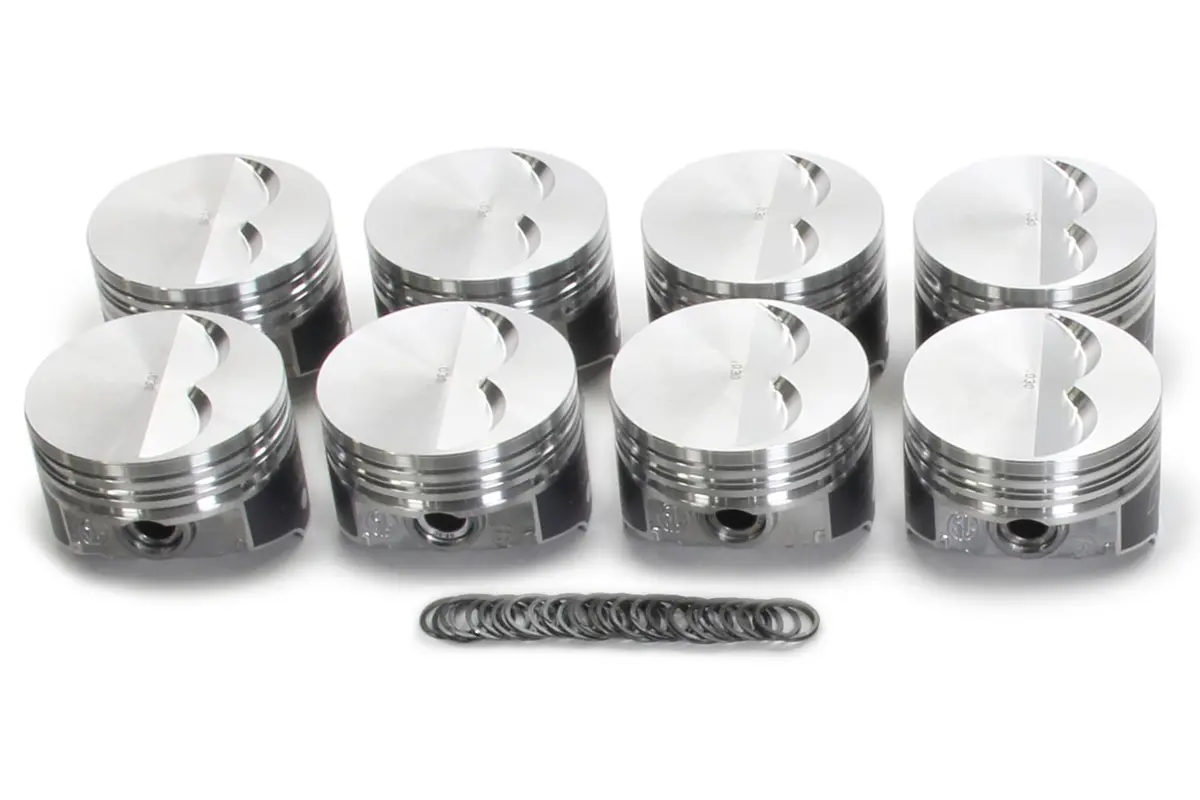 Kb Sbc Flat Top Piston Set 4.030 Bore -7Cc 1
