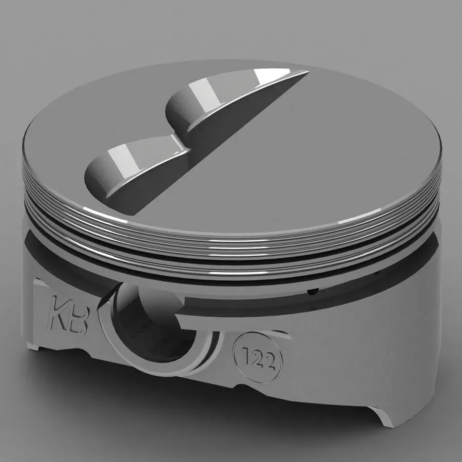 Kb Sbc Flat Top Piston Set 4.030 Bore -7Cc 1